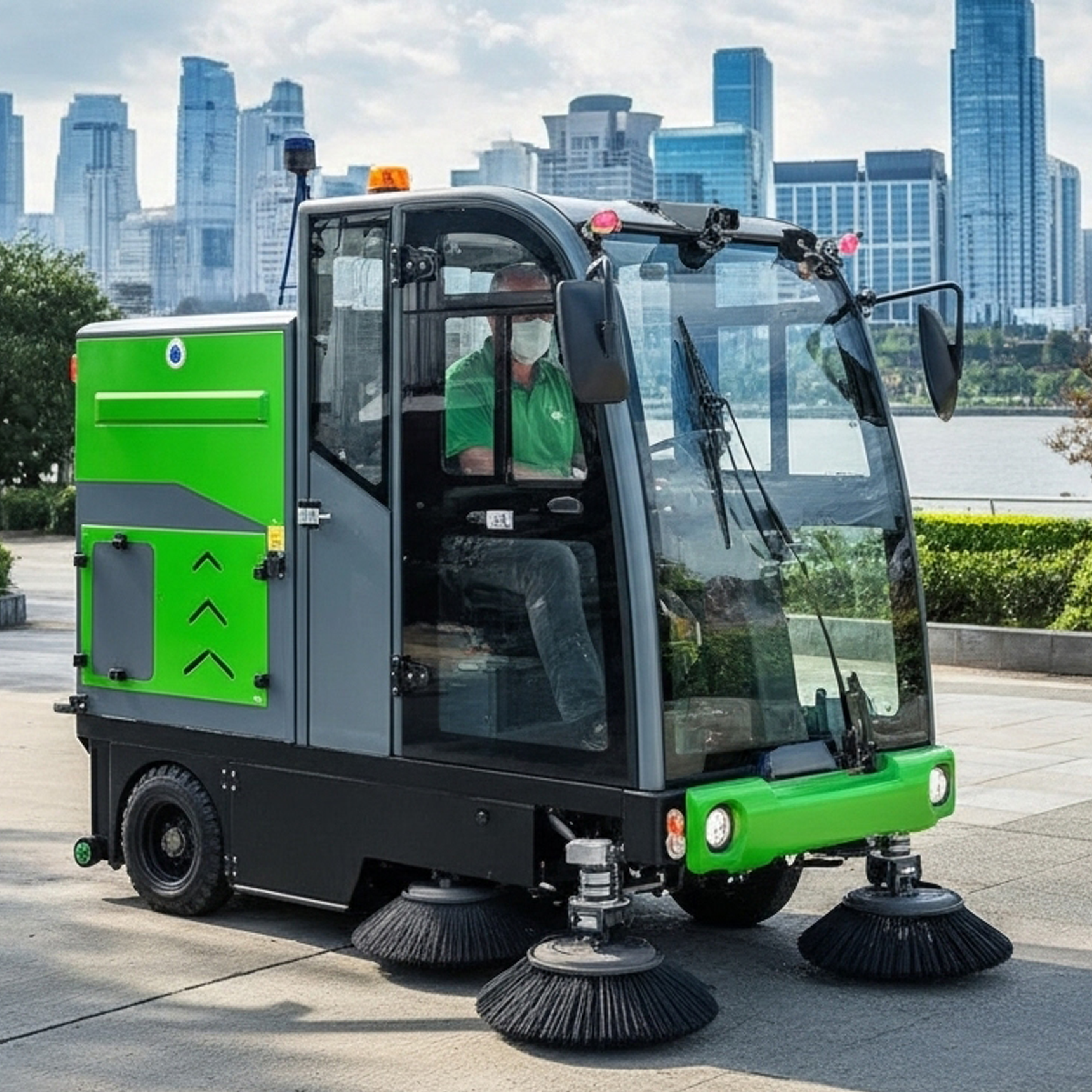 Efisien Membersihkan Jalanan Kota